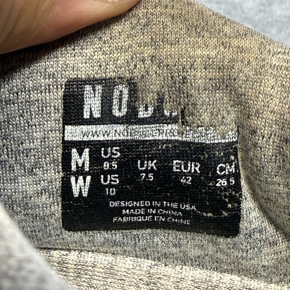 NOBULL Shoes Mens Size 8.5 SuperFabric Low Top Grey CrossFit Workout Sneakers - Picture 9 of 10